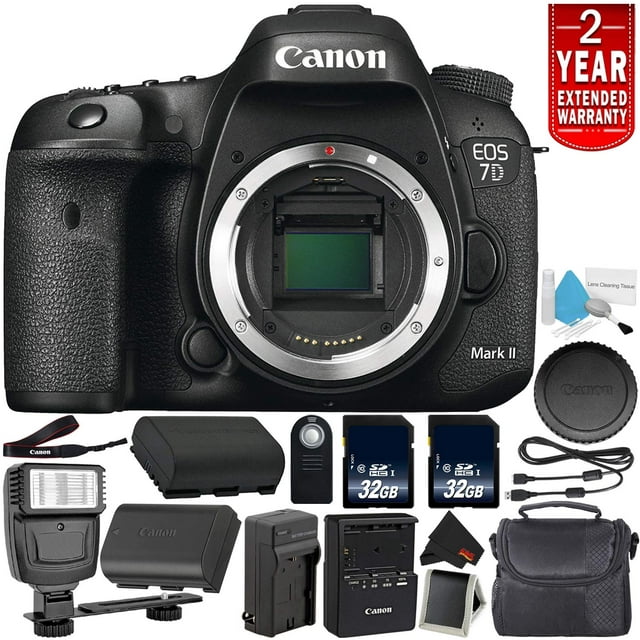 Canon EOS 7D Mark II Digital SLR Camera 9128B002 (Body Only) (Intl Model) Model
