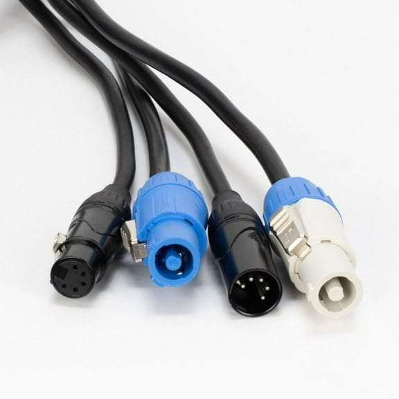Accu Cable AC5PPCON25 25 ft. AC5PPCON25 5 Pin XLR DMX Cable