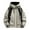 Gray, variant on ZCFZJW Men's Mountain Waterproof Ski Jacket Warm Winter Long Sleeve Striped Color Block Snowboarding Jacket Snow Rain Coat with Pockets Black XXXL