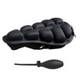 thumbnail image 2 of Inflatable Bicycle Seat Cover, Anti-shock Design, Portable, Mini Size, for Commuting, Office Use, Breathable Material, Travel Friendly, Ergonomic Shape, Universal Fit,YISHFHP,Black, 2 of 8
