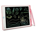 thumbnail image 1 of HLONK 12 in LCD Writing Tablet Colorful Screen Pressure-Sensitive Pink Drawing Pad, 1 of 9