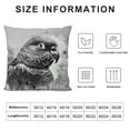 thumbnail image 5 of Orinice Bird Graphic Decorative Men Women Boy Girl Room Cushion Throw Pillow Cover for Home Couch Living Room Bed Sofa Short Plush All Year Round Pillow Case 1PC 22x22in, 5 of 5
