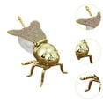 thumbnail image 6 of Esquirla Bee Honey Jar Bee Honey Pot with Spoon Decorative Condiment Pot Condiment Container for Coffee Table Dining Room Home Festive Coffee Gold, 6 of 8