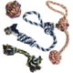 thumbnail image 1 of Juguetes De Cuerda Para Mascotas Otterly Pets Azul Conjunto De 4 Para Perro Pequeño A Mediano, 1 of 9