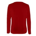 thumbnail image 4 of Dyfzdhu Long Sleeve Shirts For Women Velvet Shirts For Cowl Neck Pleated Tops Elegant Fall Ruched Long Sleeve Blouse Womens Blouses, 4 of 7