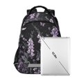 thumbnail image 7 of FORMRS Kids School Backpack Elementary Student Unisex Travel Bookbag with Reflective Stripes, Light Purple Flowers, 7 of 7
