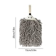 thumbnail image 3 of COM1950s Chenille Hand Towel, Cute Hedgehog Design, Absorbent Quick Drying Hand Towel, Soft Plush Hanging Towel for Bathroom Kitchen, 3 of 9