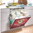 thumbnail image 5 of Dailycode Dishwasher Magnet Cover Magnetic Fridge Door Cover Home Kitchen Decor, Cute Owl and Heart, 23"x 26", 5 of 6