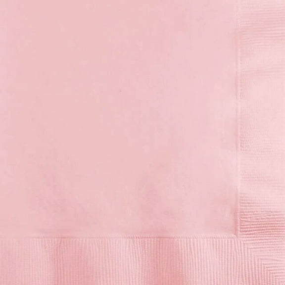 Touch of Color Beverage Napkins, 3-Ply, Classic Pink, 50 Ct