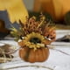thumbnail image 2 of Calabaza Artificial Macarena con Flores accesorios de fotografía centro de mesa Estilo C, 2 of 6