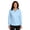 Heritage Blue, variant on Adult Female Women Plain Long Sleeves Shirt Dragonfruit Pk X-Small
