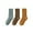 Coffee Color Group, variant on WOLLED 3PCS Kids Wool Socks 1-12Y Toddler Fall Winter Children's Socks Boys Girls Knitting Solid Color Socks