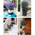 thumbnail image 3 of 10 Bundles Artificial Lavender Flowers Artificial Flowers and Plants UV Resistant Plastic Outdoor Indoor Purple Fake for Home Decor Spring Garden Farmhouse Porch Pot Window Box Wedding Home, 3 of 5