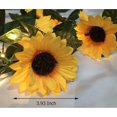 thumbnail image 2 of Style 3 Guirnalda de girasoles artificiales de 30 Led de 10 pies, guirnalda de luces, girasol, 2 of 4