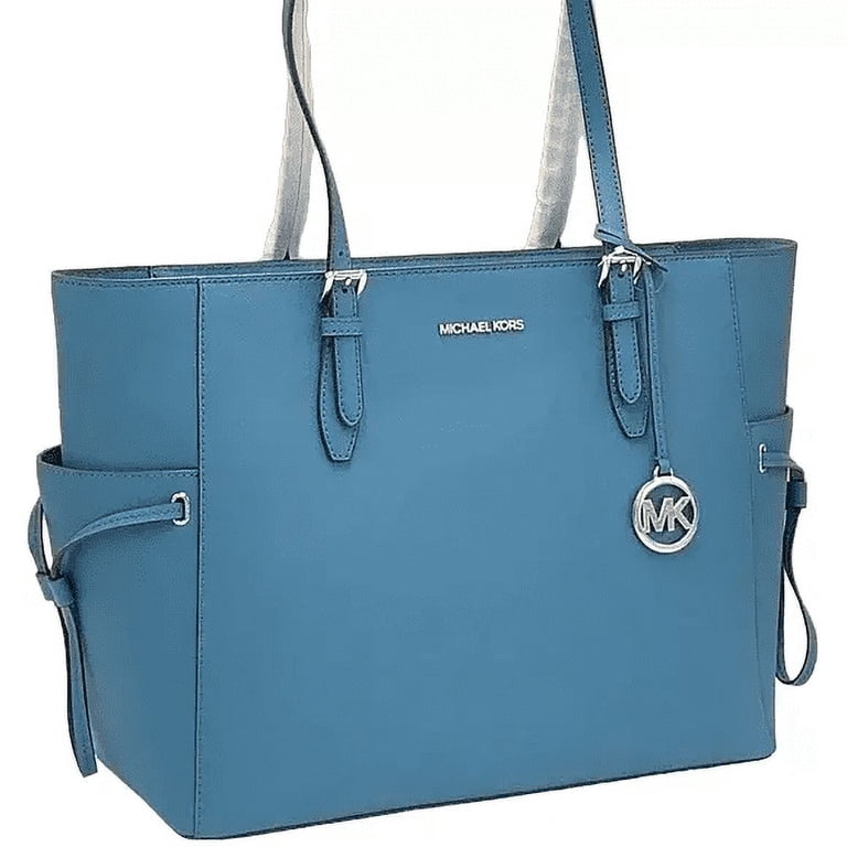 Michael Kors Gilly Large Saffiano Leather Tote Bag (Teal Michael Kors Gilly Large Saffiano Leather Tote Bag (Teal