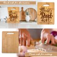 thumbnail image 6 of Aunt Gifts, Auntie Gifts from Niece Nephew, Birthday Gifts For Aunt, New Aunt, Aunties, Sister, Best Aunt Ever Gifts, Special Gifts for Aunts, Birthday Gifts Kitchen Gift, Bamboo Board, 6 of 8