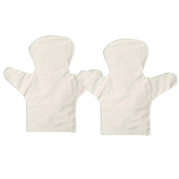 Kit de materiales para títeres pintados a mano, creativos y hechos a mano para niños de preescolar, con 2 títeres de dedo de lona blanca.