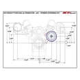 thumbnail image 4 of ICT Billet SBC Drivers Side Alternator Bracket Adjustable Long Water Pump Small Block 350 Compatible with Chevy Small Block Engines Mount Kit V Belt 551705, 4 of 4