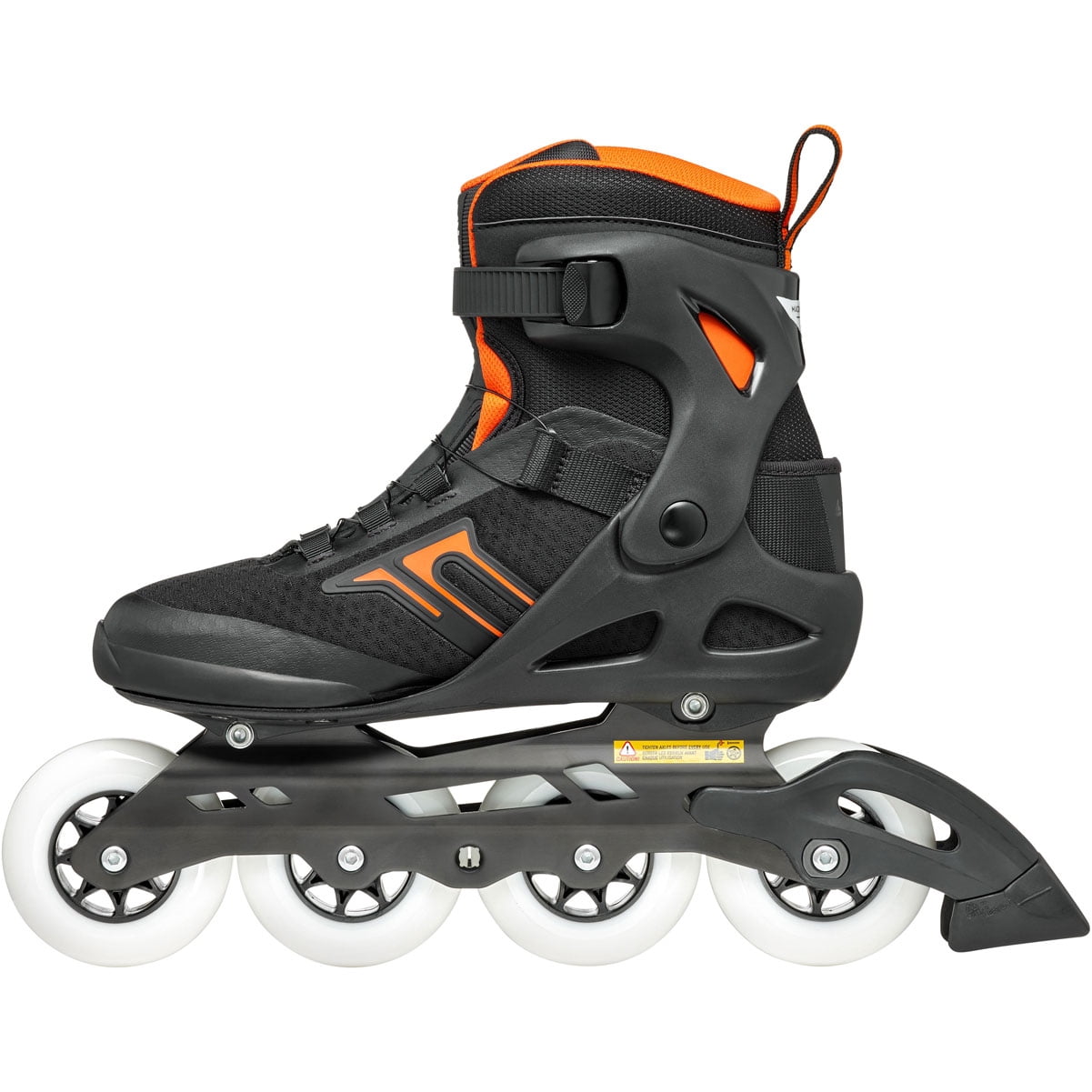 ROLLERBLADE Men's Macroblade 90 BOA Black/Orange Skates, Size: 7