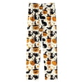 thumbnail image 5 of Axiiglly Halloween Pajama Pants for Women,Plus Size Printed Elastic Waist Wide Leg Sleep Pants,Casual Loose Sleepwear Bottoms Lounge Pants Halloween Gifts S-5XL, 5 of 6