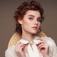 thumbnail image 6 of 1 set 6pcs 6 styles Alloy Rhinestone Scarf Clips with Brooch Basements Golden Mixed Shapes 36~40x35.5~37.5x10~20mm 1pc/style Alloy+Rhinestone, 6 of 6