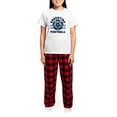 thumbnail image 4 of CafePress - Argentina Football Pajamas - Women's Short Sleeve Print T-Shirt and Pants Light Cotton Pajama Set, 4 of 7