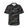 thumbnail image 2 of Xecao Cool Sports Car print Hawaiian shirt - a stylish short-sleeve button-down for men, perfect for casual beach and tropical outings., 2 of 9