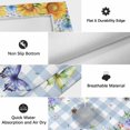 thumbnail image 5 of Sunflowers Outdoor Rug 6x9 Ft, Non Slip Washable Area Rug, Spring Watercolor Flowers Butterflies Hydrangea Blue Patio Rugs Carpet Runner, Large Floor Mat for Indoor/Outdoor Deck Porch Camping, 5 of 8