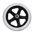 thumbnail image 5 of 2Pcs Universal Wheelchair Front Caster Wheels 6/7/8in Solid Tire Replacement Durable Accessories, 5 of 5