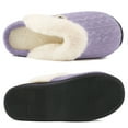 thumbnail image 3 of Ecetana Warm Knit House Slippers for Women Comfy Lined Slippers with Memory Foam, 3 of 6