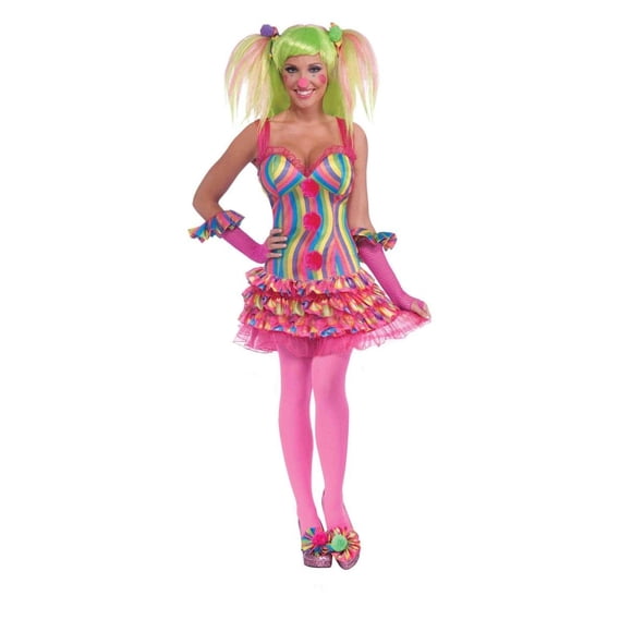 Circus Sweetie Striped Tutu Costume Dress One Size Fits Most