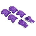 thumbnail image 2 of Rodilleras y coderas ños, muñequeras, equipo de protección para monopatín ños y niñas para Púrpura Cola Almohadillas para los niños Rodillas y codos, 2 of 8