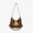 Brown, variant on Women Tote Bags Top Handle Satchel Handbags PU Faux Leather Tote Bag with Tassel Shoulder Purse