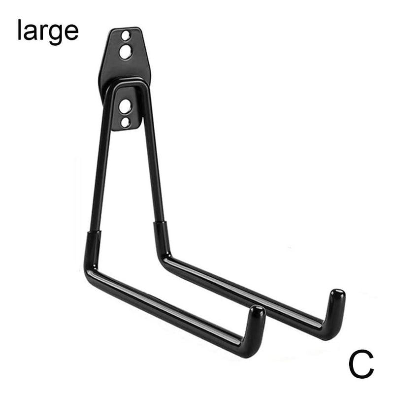 Steel Garage Storage Utility Double Hooks Wall Organizer Tool Hanger