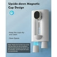 thumbnail image 5 of 2X Mouthwash Dispenser for Bathroom, 18.26 Oz (540Ml) Touchless Auto Mouth Wash Dispenser with Magnetic Cups White, 5 of 8