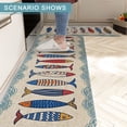 thumbnail image 5 of Rainbow Diatomaceous Earth Bath Mat Rug-Rubber Non Slip Quick Dry Super Absorbent Thin Bathroom Rugs Fit Under Door for Bathtub Shower Room Sink (17" L x 27" W Rectangle), 5 of 6