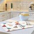 thumbnail image 6 of Dish Drying Mat for Kitchen Counter, Decorated Christmas Tree Microfiber Kitchen Dish Mat Super Absorbent Dish Drainer Mat Heat-resistant Kitchen Counter Mat, 18x24 Inch, 6 of 7