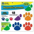 thumbnail image 2 of Teacher Created Resources Colorful Paw Prints Magnetic Accents, Pack of 18, 2 of 3