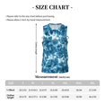 thumbnail image 4 of Sikiie Blue Tie Dye Basketball Jersey Reversible Men's Mesh Athletic Sports Shirts Training Practice S-4XL4X-Large, 4 of 6