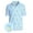 Blue Sizzlin' Swing, variant on Tipsy Elves Men's Athletic Bigfoot Bogey Golf Polo Size Large