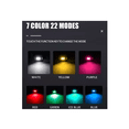 thumbnail image 4 of Luces Led De 7 Colores BELUG Moto Dron Avión Negro 6 Unidades, 4 of 4