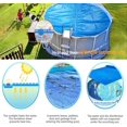 thumbnail image 4 of Cubierta para piscina, manta solar para piscina, piscina climatizada con energía solar, manta calefactora de burbujas, para jardín, patio, césped, piscina, verano, invierno, spa, estanque PE, 4 of 5