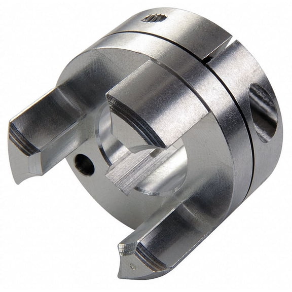 Ruland Manufacturing Curved Jaw Coupling Hub,5/8",Aluminum