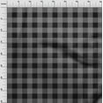 thumbnail image 3 of oneOone Georgette Viscose Fabric Gingham Check Printed Craft Fabric BTY 42 Inch Wide, 3 of 4