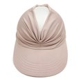 thumbnail image 2 of Chapeau de Soleil Femme, Visière de Plage Protection UV avec Grand Bord pour Sports Plage Golf Randonnée, Rose, 2 of 6
