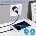 thumbnail image 4 of HOOTEK - Cargador de pared, 10 unidades, cargador USB de un solo puerto de 1A/5 V, enchufe de pared,, 4 of 7