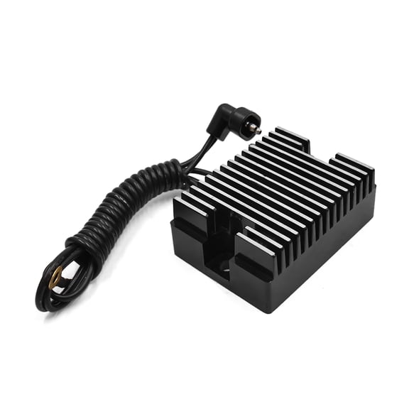 Unique Bargains Black Metal Motorcycle Voltage Regulator Rectifier for Harley Davidson