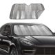 thumbnail image 1 of 2 Pcs Car Seat Console Pockets Organizers Artificial Leather Auto Interior Accessories, 1 of 3