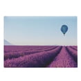 thumbnail image 1 of Landscape Cutting Board, Lavender Flower Field with Balloon Photo, Decorative Tempered Glass Cutting and Serving Board, in 3 Sizes, by Ambesonne, 1 of 2