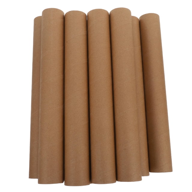 Raindrops 10Pcs Paperboard Poster Carrier Tubes with Caps for Secure Mailing and Storage